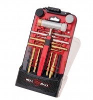 Real Avid Accu-Punch Hammer & Pin Punch Set - Brass